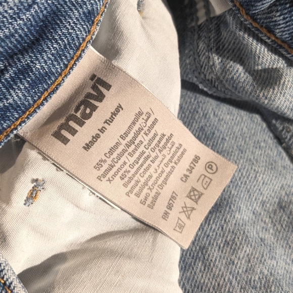 MAVI | Millie Relaxed Denim Shorts - Picture 6 of 8